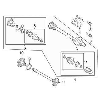 Audi OE - Front Suspension - Drive Axles (FY Body Code)