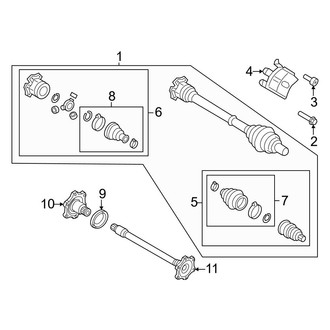 Audi OE - Front Suspension - Drive Axles