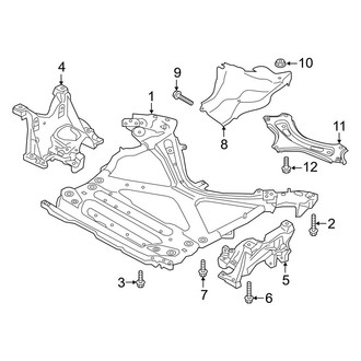 Audi OE - Front Suspension - Suspension Mounting