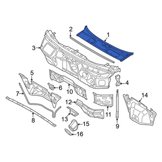 Audi OE - Cowl Cover