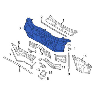 Audi OE - Front Firewall