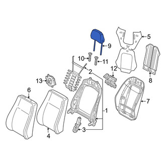 Audi OE - Front Headrest