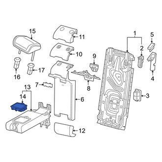 Audi OE - Rear Seat Armrest Cup Holder