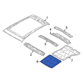 Audi OE - Front Roof Panel Reinforcement