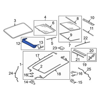 Audi OE - Sunroof Deflector