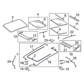Audi OE - Inner Sunroof Frame Seal