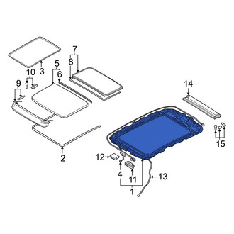 Audi OE - Sunroof Frame