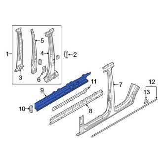 Audi OE - Left Rocker Panel