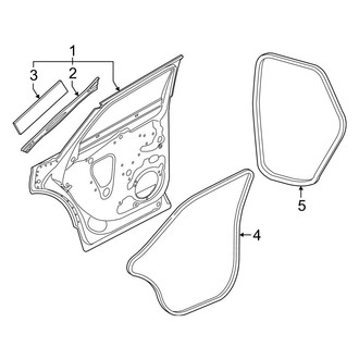 Audi OE - Rear Door - Door & Components (Premium / Premium Plus / Prestige)