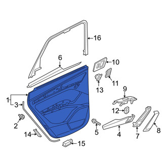 Audi OE - Rear Left Inner Door Interior Trim Panel