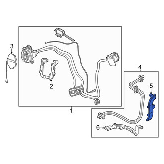 Audi OE - Rear Upper Battery Charging Cable Bracket