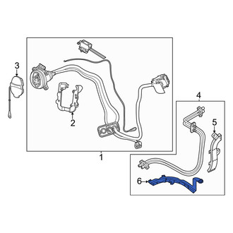Audi OE - Rear Lower Battery Charging Cable Bracket