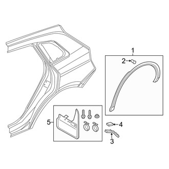 Audi OE - Quarter Panel - Exterior Trim