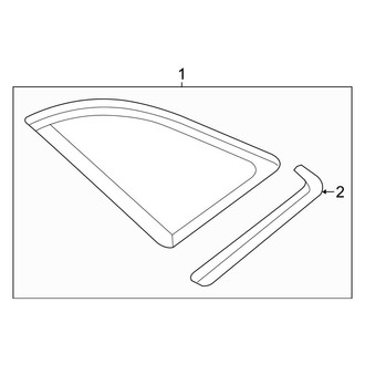 Audi OE - Quarter Panel - Glass (Premium / Premium Plus / Prestige)