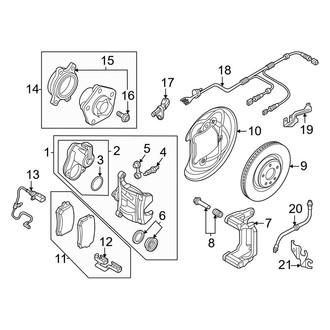 Audi OE - Rear Suspension - Brake Components (330 x 22 mm, from 01/06/2020)