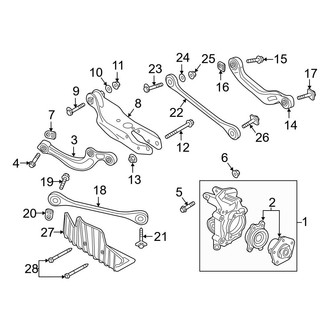 Audi OE - Rear Suspension - Suspension Components