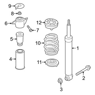 Audi OE - Rear Suspension - Shocks & Components (W/O Air Spring)