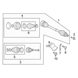 Audi OE - Rear Suspension - Drive Axles (FY Body Code)