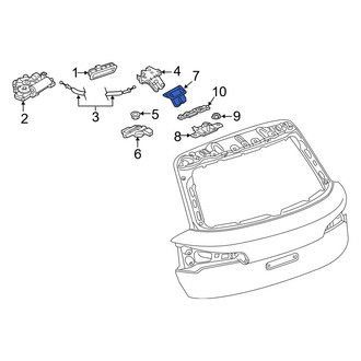 Audi OE - Liftgate Latch Cover