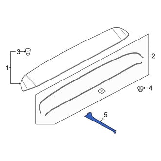 Audi OE - Rear Left Spoiler