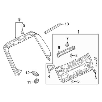 Audi OE - Lift Gate - Interior Trim (Premium / Premium Plus / Prestige)
