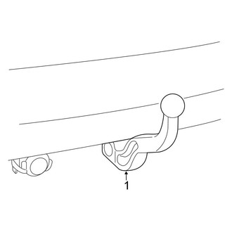 Audi OE - Rear Bumper - Trailer Hitch Components