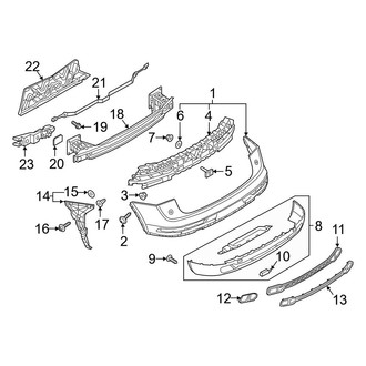 Audi OE - Rear Bumper - Bumper & Components