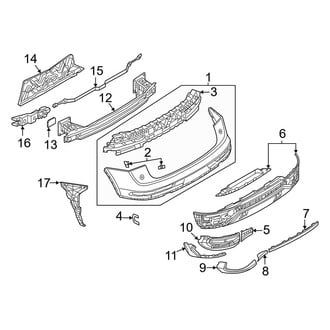 Audi OE - Rear Bumper - Bumper & Components