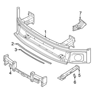 Audi OE - Front Bumper & Grille - Bumper & Components (Mount Components), (GUB Body Code)