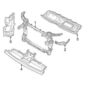 Audi OE - Radiator Support (GUB Body Code)