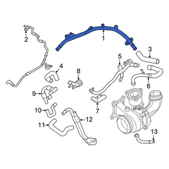 Audi OE - Turbocharger Coolant Line