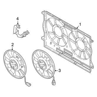 Audi OE - Cooling Fan (GUB Body Code)