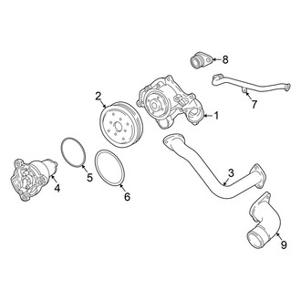 Audi OE - Cooling - Water Pump (GUB Body Code)
