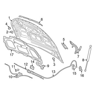 Audi OE - Hood & Components (GUB Body Code)