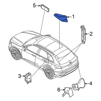 Audi OE - Radio Antenna Assembly