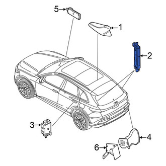 Audi OE - Rear Left Antenna Amplifier