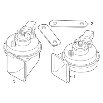 Audi OE - Electrical - Horn (GUB Body Code)