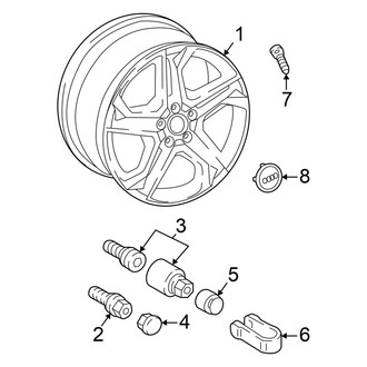 Audi OE - Wheels (21"), (GUB Body Code)