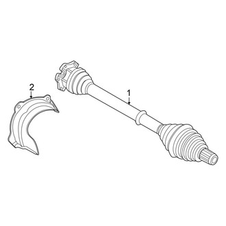 Audi OE - Front Suspension - Drive Axles (GUB Body Code)