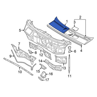 Audi OE - Front Right Cowl Cover