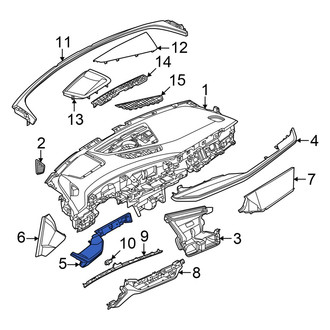 Audi OE - Left Lower Instrument Panel Trim Panel