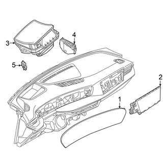 Audi OE - Instrument Panel - Cluster & Switches (GUB Body Code)