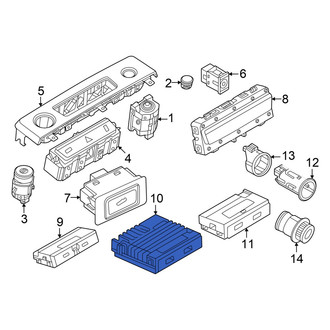 Audi OE - Front 12 Volt Accessory Power Outlet