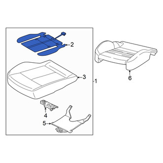 Audi OE - Front Left Lower Seat Heater Pad