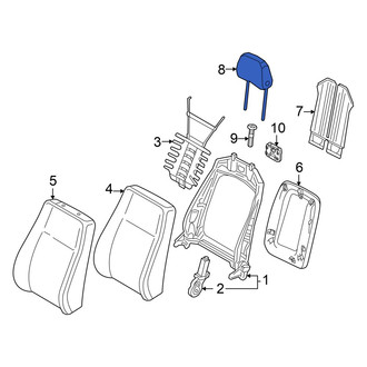 Audi OE - Front Right Headrest