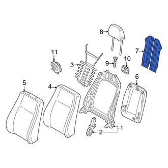 Audi OE - Front Left Upper Seat Heater Pad