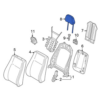 Audi OE - Front Left Headrest