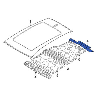 Audi OE - Front Roof Header Panel