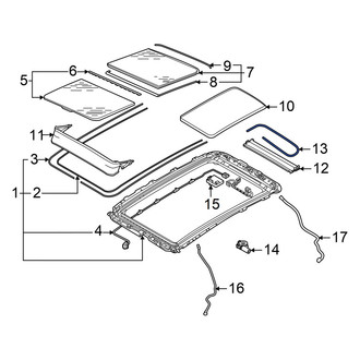 Audi OE - Sunroof Cable