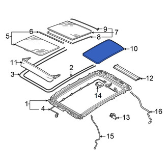 Audi OE - Sunroof Seal